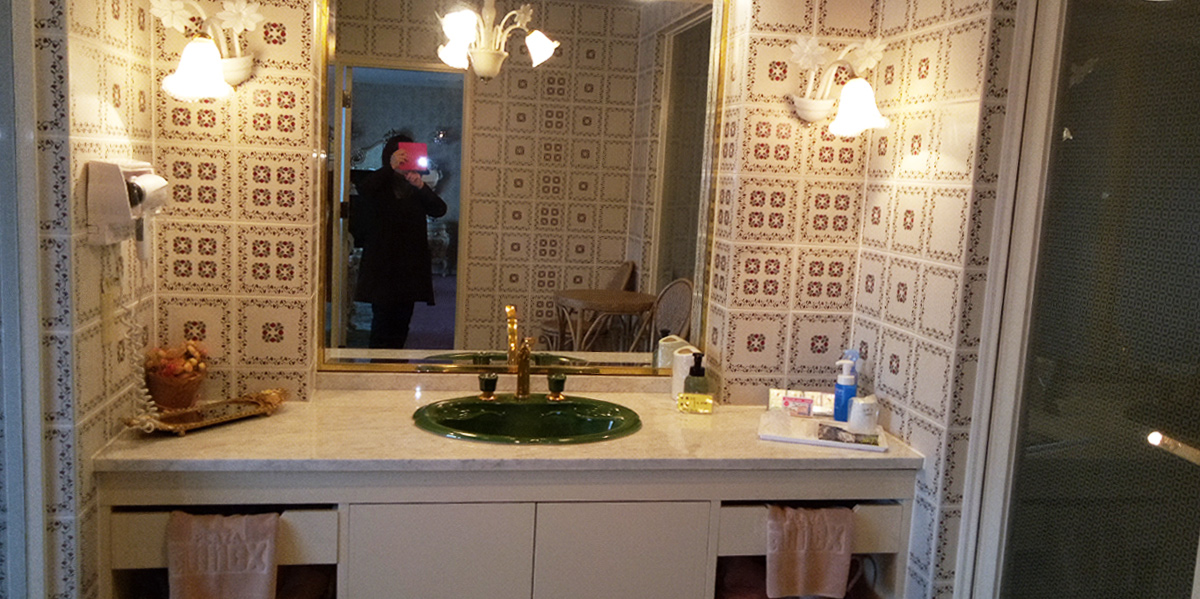 ホテルプラザアネックスVIPの洗面台